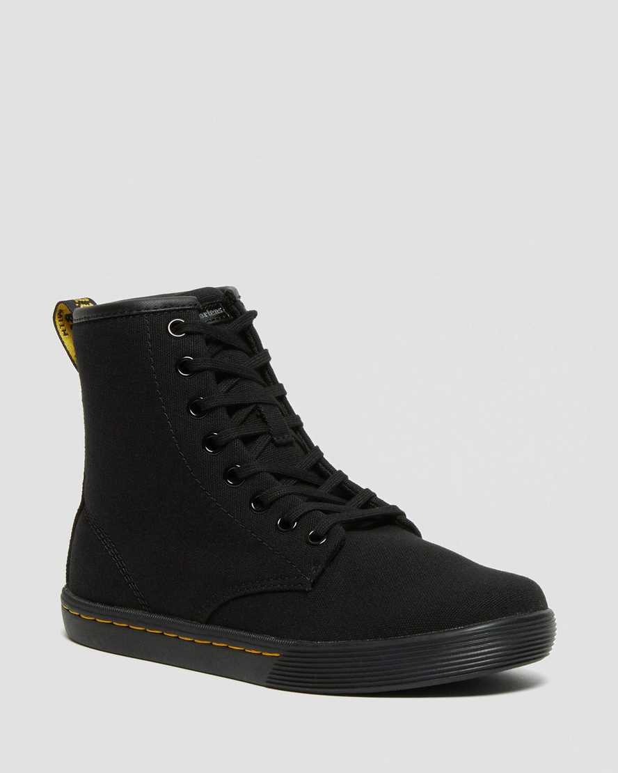 Dr. Martens Sheridan Canvas Casual Støvler Dame Svart [8620YAHUE]